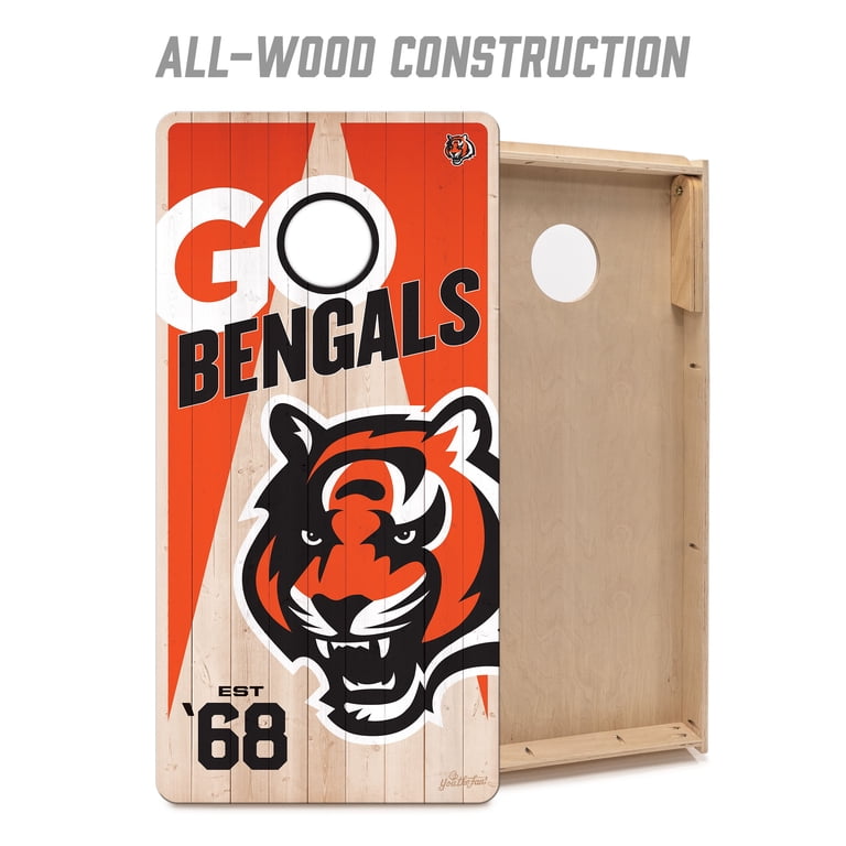 YouTheFan NFL Cincinnati Bengals 2' x 4' Cornhole Game - Walmart.com