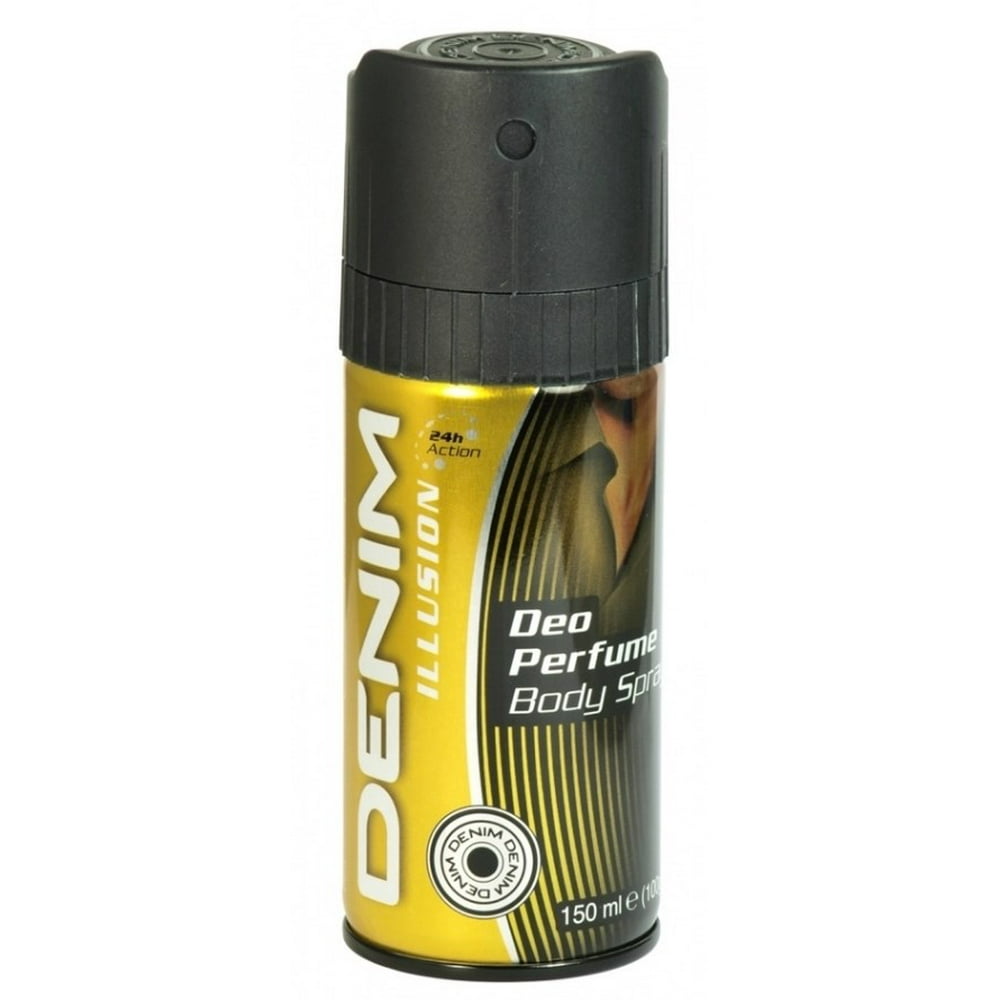 Denim Illusion Deodorant Perfume Body Spray For Men,3.5 Ounce - Walmart ...
