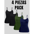 thumbnail image 5 of Set 4 Blusas Mujer Tirantes Unitalla Casual Blusa Crop Top Dama, 5 of 5