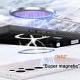 thumbnail image 2 of Magnetic Cooling Case for Samsung Galaxy S24 Ultra (Not S24), Hard PC Slim Cellular Hole Heat Dissipation Mesh Breathable Hollow Honeycomb Case for Samsung Galaxy S24 Ultra SR-Black, 2 of 8
