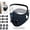 Navy Blue, variant on Reusable Carbon Filter Dust Mask for Face with Silicone Glasses Filtered Detachable Woodworking