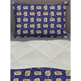 thumbnail image 3 of Cats Comforter & Sham Bedding Set, Sleeping Cats on Pillows in Starry Night Dreams Composition, 3 pcs Duvet Set Microfiber Filling Quilt, 5 Sizes, Earth Yellow Royal Blue, by Ambesonne, 3 of 4