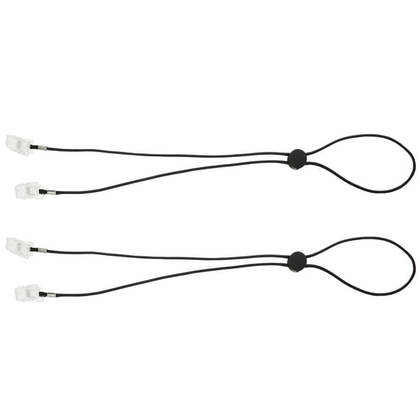 2 uds. De pinzas para servilletas dentales, pinzas para babero flexibles, servilletero para bebés adultos mayores Negro Colcomx Servilletero de comida