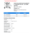 thumbnail image 2 of Control Arm and Ball Joint Assembly Set 8 - Compatible with 2007 - 2013 BMW 328i Base 2008 2009 2010 2011 2012, 2 of 2