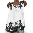 thumbnail image 2 of Tops sin mangas de gasa para mujer, Tops de tubo para verano, blusas casuales sexys para vacaciones Pompotops  lopia992136, 2 of 5
