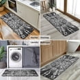 thumbnail image 6 of Black Tie Dye Pattern Kitchen Rug Mat,Kitchen Runner Rugs Non Skid Washable,Decorative Kitchen Floor Mats for Kitchen,Sink,Laundry,17"x47.2", 6 of 7