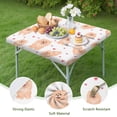 thumbnail image 4 of Pomeranian Dogs with Hearts Square Fitted Tablecloth with Elastic Edge,Square Table Cover,Washable Elastic Table Cover for Home Kitchen Party Decor 34"x34", 4 of 6