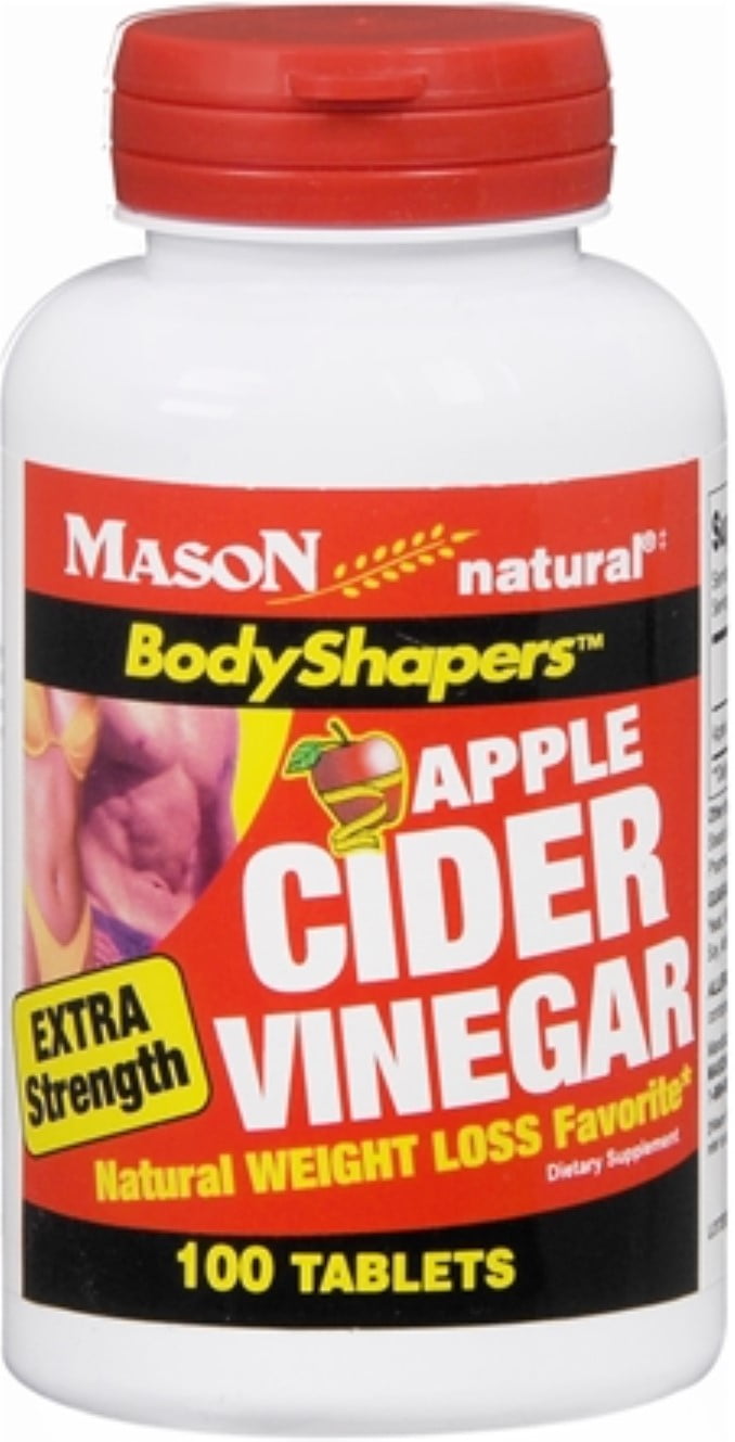 Mason Natural BodyShapers Apple Cider Vinegar 100 Tablets (Pack of - Walmart.com