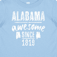 thumbnail image 4 of Inktastic Alabama Awesome Since 1819 Boys or Girls Baby T-Shirt, 4 of 5