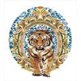thumbnail image 3 of Ambesonne Tiger Duvet Cover Sets, Japanese Exotic Adventure, 2-Twin, Royal Blue Pale Brown, 3 of 4