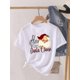 thumbnail image 1 of Camiseta de manga corta con estampado de árbol para mujer, blusa bonita de los años 90, ropa de Navidad, camiseta estampada, 1 of 5
