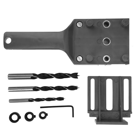

2024 Big sale 8Pcs/Set woodworking Punch Hole locator Drilling Doweling Guide Tools for CarpentryGray
