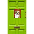 thumbnail image 2 of Australian Shepherd Red Snowflakes Holiday Christmas Wall Door Hanging Prints, 2 of 2