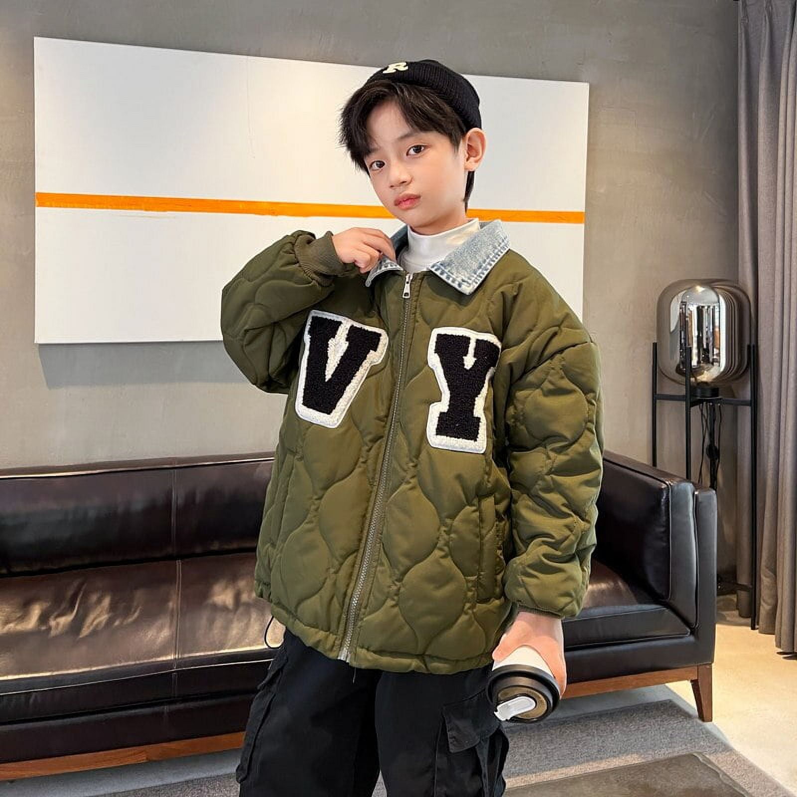 Teenage Boys Autumn Winter Cotton Jackets Fashion Denim