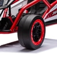 thumbnail image 4 of iYofe 24v Ride on Toys for Big Kids, 400w 7.5 Mph Electric Go Kart W/Front Eva Wheel, Music & Lights, Suspension, Bluetooth, 5 Point Harness, Kids Electric Car Red, 4 of 8