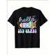 thumbnail image 1 of 1pc Back To school Hello Third 3rd Grde Tie Dye Pencil Girls Boys Girls T-shir, Back To school T-shirt Black short sleewe T shirt, 1 of 7