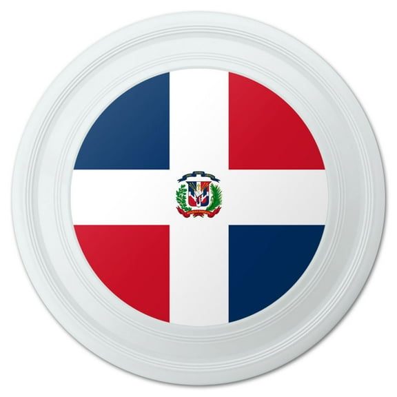 The Dominican Republic National Country Flag Novelty 9" Flying Disc