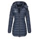 thumbnail image 1 of Parkas de manga larga para mujer, otoño e invierno, chaqueta holgada, mediana y larga, con estampado pequeño, chaqueta de plumón cálida, chaqueta de manga larga, abrigo para mujer, 1 of 2