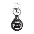 thumbnail image 1 of Nebraska America usa mapa silueta Coche de metal llavero anillo de cuero llavero de regalo, 1 of 4