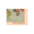 thumbnail image 2 of Historic Map - World - Hammond 1910 - Vintage Wall Art, 2 of 4