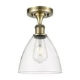 thumbnail image 5 of Innovations Lighting  Bristol Glass - 1 Light 8" Semi-Flush Mount Antique Copper/Seedy, 5 of 5