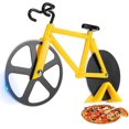 thumbnail image 1 of Rueda cortadora de pizza para bicicleta - Regalos divertidos de inauguración de la casa para hombres - Cortador de pizza para bicicleta - Regalos geniales de cocina - Cortador de pizza de acero inoxid Feliz Sencillez, 1 of 4