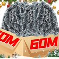 thumbnail image 2 of Christmas Tinsel Ribbons Green Cane Ribbon Garland Xmas Tree Hanging Pendent Ribbons Wreath Ornaments Xmas Party Home Decoration, 2 of 5