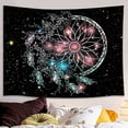 thumbnail image 2 of Colorful Pink Dream Catcher Tapestry for Teen Girl Bedroom Aesthetic, Dreamcatcher Feather Galaxy Small Tapestry Wall Hanging Decor, Boho Girly Tapestries Poster Blanket for College Dorm,48X36Inches, 2 of 3
