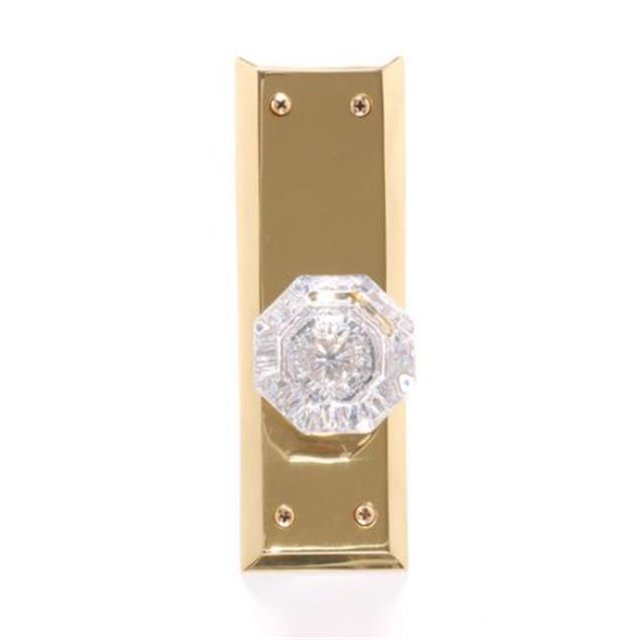 2.37 in. Quaker Double Dummy Set, Polished Brass