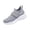 Light Gray, variant on HTHLVMD Slip-On Knit Sneakers, Velcro Strap Athletic Shoes, Women's Comfortable Sporty Shoes, Shoes Tennis Running Walking Shoes Lightweight Breathable Athletic Sneakers, Black 8