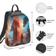 thumbnail image 4 of Daiia Red And Blue Sky Dragon School Backpack for Men and Women Lightweight Backpack Durable Backpack Water-Resistant,Travel,Work Bag, 4 of 9