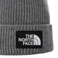 thumbnail image 2 of Gorro con el logotipo de THE NORTH FACE con puños TNF, gris jaspeado medio, 2 of 2