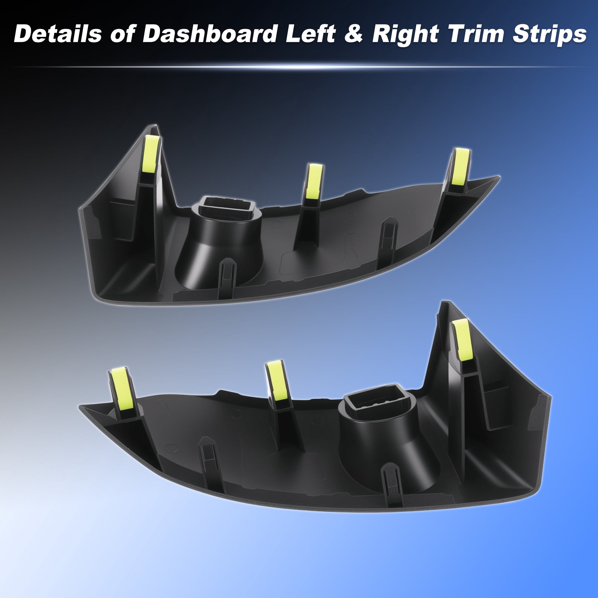Unique Bargains Dashboard Trim Kit for Toyota RAV4 2006-2012 No.55670-42060-B0