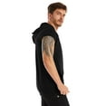 thumbnail image 4 of Yidarton Men's Gym Tank Tops T-Shirt Sports Muscle Vest Sleeveless Fitness Hoodies with Pockets, 4 of 7
