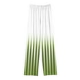 thumbnail image 2 of Bnwani Kids Kid Sport Pants Lantern Outside Long Straight Thin Printed Pockets Striped Pants Green 4 Years, 2 of 3