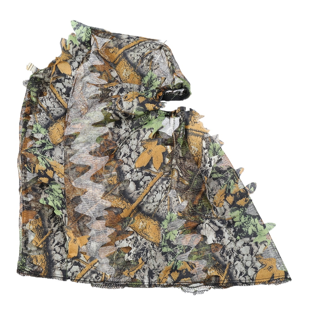 Generic - Hunting Full Face Mask 3D Camouflage Head Cover Sneaky Leaf ...