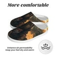 thumbnail image 6 of Daiia Sunset Meditating Doberman Print Women’s Fuzzy Slippers Memory Foam Lightweight House Shoes Cozy Loafer Flannel House Shoes-37/38, 6 of 7