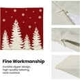 thumbnail image 6 of Christmas Pillow Covers 20x20 Inch Set of 2 Red Cream Christmas Tree Snowflakes Decor Throw Pillows Winter Xmas Holiday Outdoor Cushion Cases for Couch Bed Decorations, 6 of 6