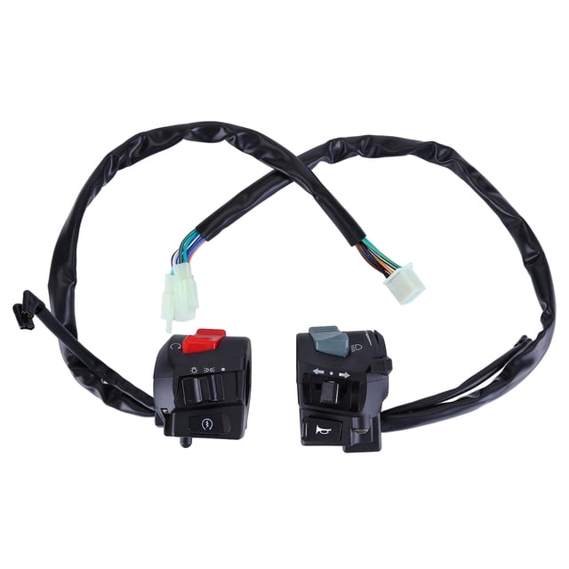 1Pair Motorcycle Handlerbar Control Compatible for Italika 250z 150z 150sz 170z 200z F04040137 F04040138