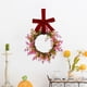 thumbnail image 1 of Anillo De Plástico Corona floral artificial de primavera de 30 cm para puerta, pared, interior y exterior, decoración navideña (1 unidad) JASKFLY, 1 of 9