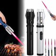 thumbnail image 1 of Camping Outdoor Windproof Straight Flame Lighter, 2025 New Windproof Straight Flame Lighter (Sliver), 1 of 9