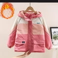 thumbnail image 5 of MQLKF Girls Winter New Interchange Jacket Thick Hardshell Mountaineering Clothing Outdoor Sports Jacket Clothing With Cotton Jacket Leisure Stylish Daily Girls Coat, 5 of 9