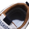 thumbnail image 6 of NOKIO Men's Fashion Sneakers Comfortable Breathable Casual Shoes 𝖫a𝖼e Up Platform Walking Shoes Outdoor Round Toe Sport Shoes Soft Sole Running Shoes for Back to College, 6 of 9