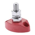 thumbnail image 6 of 1/4 inch 6mm Battery Insulated Stainless Steel Stud Distribution Junction Post for RV Boat Marine Red 6mm, 6 of 8