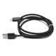 thumbnail image 3 of Cable de carga USB trenzado resistente de 1M Cable de carga de sincronización de datos Cable negro para interfaz IOS, 3 of 5