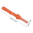 thumbnail image 2 of Uxcell Right Hand Teaching Practice Swing Aid Golf Club Training Grip Orange 2Pcs, 2 of 6