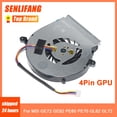 thumbnail image 1 of For MSI GE72 GE62 MS-1795 PE60 PE70 GL62 GL72 CPU Cooling Fan PAAD06015SL 3Pin 4Pin DC5V Graphics Fan New 4Pin GPU Fan, 1 of 6