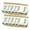 thumbnail image 1 of 10 pinzas para fijar perneras de pantalón, portátiles, multiusos, premium. Amarillo transparente, 1 of 8