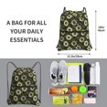 thumbnail image 2 of Vsdgher Sunflowers Drawstring Backpack Water Resistant String Bag Sports Sackpack Gym Sack for Men Women, 2 of 6
