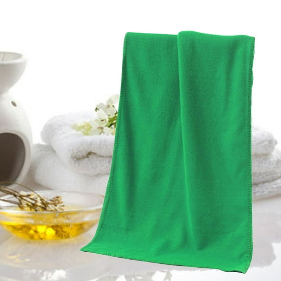 WHAMVOX 5 PCS Microfiber Car Towel Wipes for Cleaning Drying Washcloths Towels Green